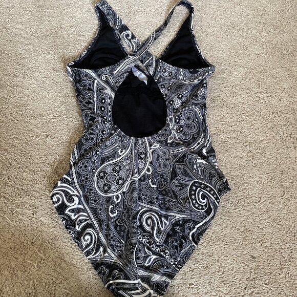 Speedo One Piece Swimsuit Racer Back & Wrap Size 6 Competition Beach Lot of 2 - Picture 10 of 14